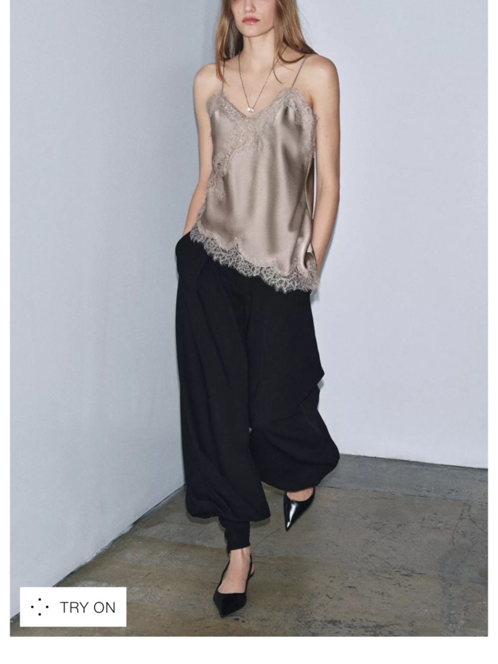 ZW COLLECTION LACE CAMISOLE TOP